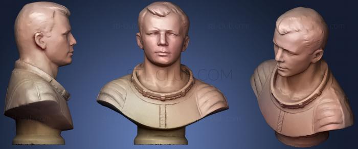 3D model Gagarin Bust (STL)